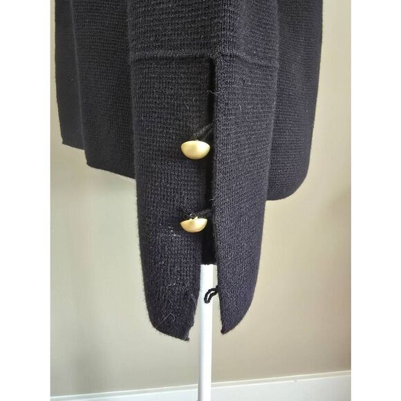 Chicos Open Front Cardigan Sz 1 Black. **Flawed** - Picture 10 of 10